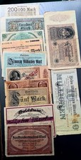 Inflationsgeld - u. gutscheine 1923 (12 Stück) für Sammler