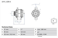 BOSCH Lichtmaschine Generator