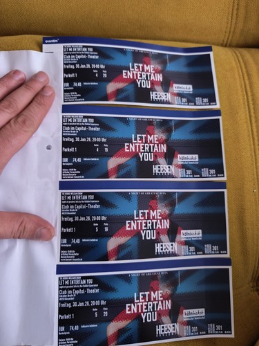 Tickets robbie williams - 4,