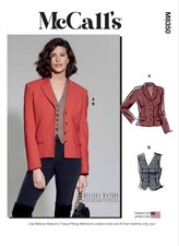Schnittmuster Damenblazer mit Weste McCalls m8350 32-40/40-48