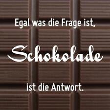 Kühlschrankmagnet Magnet Sticky Jam "Schokolade ist die Antwort" 