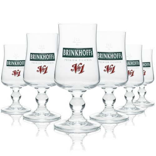 12x brinkhoffs bier glas - glas, pokal