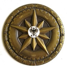 Plakette OVC 1. Mai 1981 ADAC Emblem Bronze Andenken Abzeichen Sammler