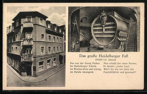 Ansichtskarte heidelberg - ansichtskarte,
