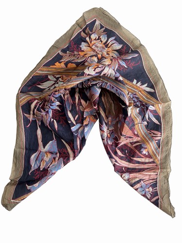 Schal tuch mit blumen print - schal/tuch,
