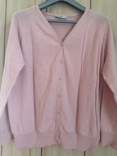 Damen feinstrickjacke rosa - damen,