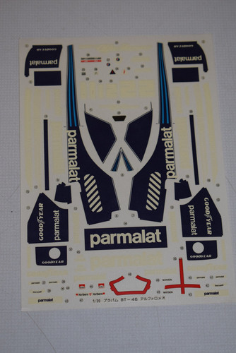 Tamiya decals abziehbild alfa - tamiya,