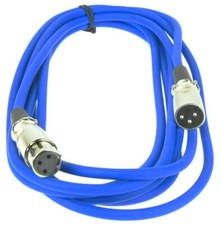 4 m PACCS Mikrofonkabel Blau 3