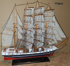 MODELL DER VIERMAST-STAHLBARK