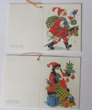 2 alte DDR Geschenkeanhänger