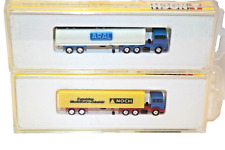 Noch Spur Z  2x LKW ARAL Tanklastzug  Kofferzug  1:220 für Märklin Mini Club OVP