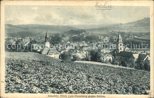 Graslitz tschechien blick vom - graslitz,