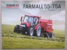CASE IH Farmall 55-75A Traktoren Prospekt Bulldog Schlepper