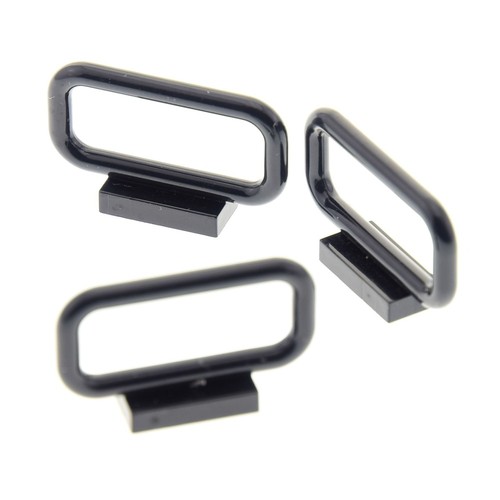Lego zaun 1x4x2 schwarz - 3x,