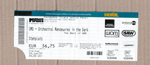 Ein altes ticket omd - ticket, "omd"