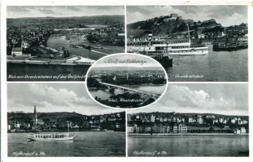Uralte gruß aus koblenz - ak,,