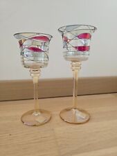 PartyLite 2er-Set Mosaik Votive Teelichthalter Rarität