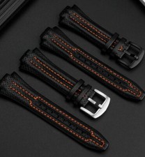 Uhrenarmband Leder für Seiko Sportura 27x15mm SNA595P2 SNL017P1 SNL029P2