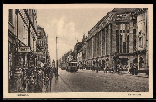 Karlsruhe kaiserstraße mit - karlsruhe,,