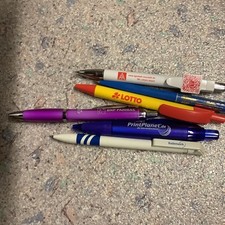 Gebr. Werbe KUGELSCHREIBER SAMMELN IG Metall Badenwerk Lourdes Lotto Print …