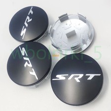 4x 63mm Matt Schwarz Für