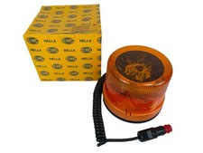 HELLA LED Rundumkennleuchte KL 7000 LED gelb 12V + 24V Magnetbefestigung Ø 165mm