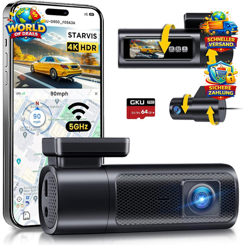 Dashcam vorne hinten - vorne,