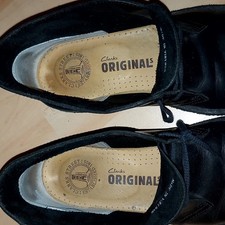 Clarks desert boots leder - clarks,