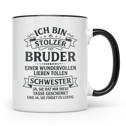 Stolzer bruder tasse geschenk - bruder,