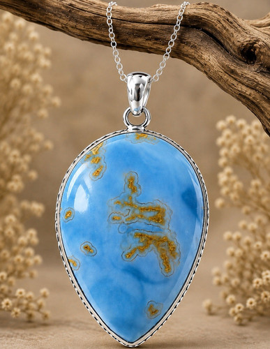 Blauer larimar pektolith - blauer, larimar/pektolith
