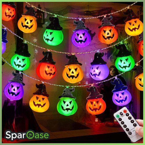 Halloween deko lichterkette - halloween, 3m