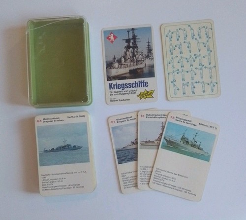 Quartett vintage kriegsschiffe - quartett,