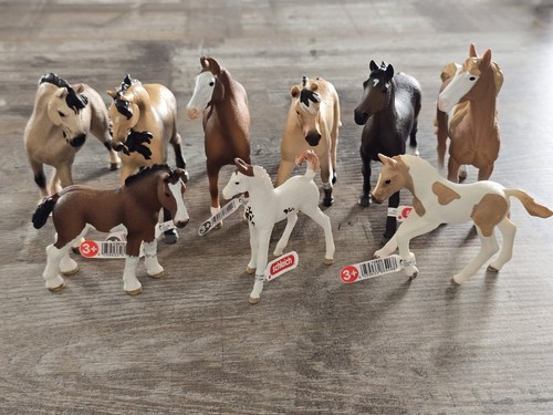 Schleich pferde fohlen - fohlen, set