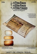 Sizzix Tim Holtz Alterations Pillow Box W/ Labels Movers & Shapers Die 658268