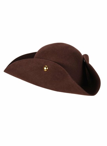 Brauner dreispitz aus echter - aus,