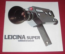 dachbodenfund prospekt film kamera leicina super voll elektronisch  alt werbung