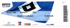 Ticket BL Hamburger SV - Bayer