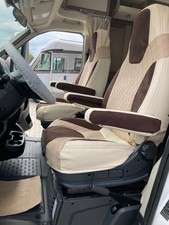 Beige Braun Autositzbezüge