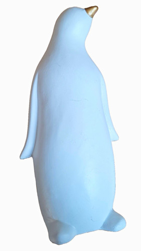 Dekofigur pinguin weiß beige - dekofigur,