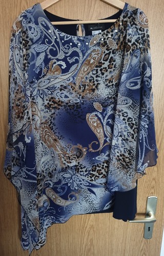 Damen bluse tunika - bluse, elegant