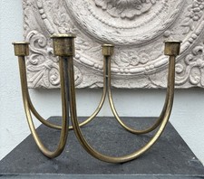 Kerzenleuchter Adventskranz Kranz Schale 4 Kerzenhalter Patiniert Bronze Messing