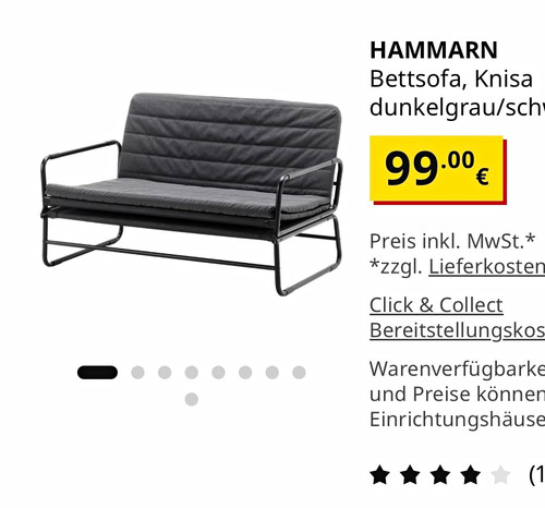 Ikea hammarn schlafsofa - ikea,