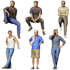 Männer lehnen am Auto Set -