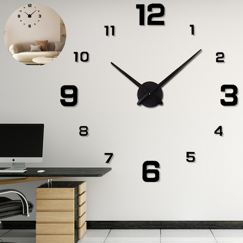 Wanduhr metall ohne - metall, ticken