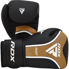 RDX AURA PLUS T17 Boxhandschuhe Leder Training Sparring Kickboxen MMA
