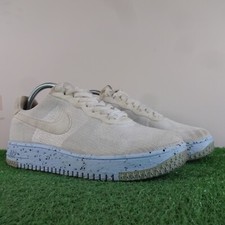 Nike Turnschuhe Größe 6,5 Damen weiß Air Force 1 Schuhe Laufen Krater Sport Fitnessstudio