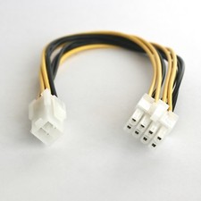 ATX 2.0 Strom-Adapter-Kabel P4 / EPS-Stecker 8/4 PC-Netzteil intern 8-pol 4-pin