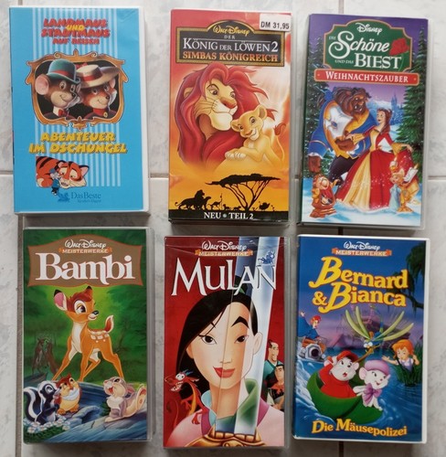 Vhs kinder zeichentrickfilme - vhs,