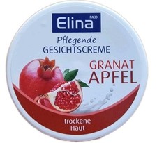 Elina med Pflegende Gesichtscreme Creme Granatapfel 75ml Feuchtigkeitscreme