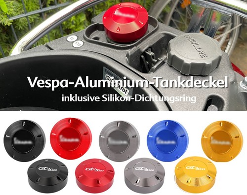 Tankdeckel vespa aluminium - -, +